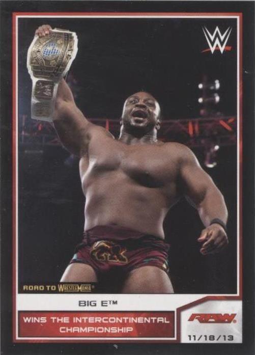 2014 Topps WWE Road to Wrestlemania - Big E #55