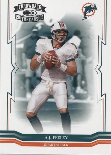 2005 Donruss Throwback Threads A.J. Feeley #80