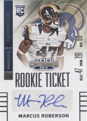 2014 Panini Contenders Marcus Roberson #156