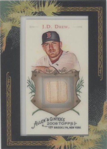 2008 Topps Allen & Ginter's - J.D. Drew #AGR-JD