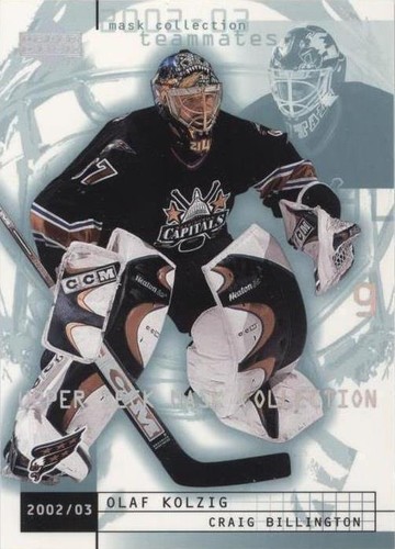 2002-03 Upper Deck Mask Collection - Craig Billington Olaf Kolzig #88