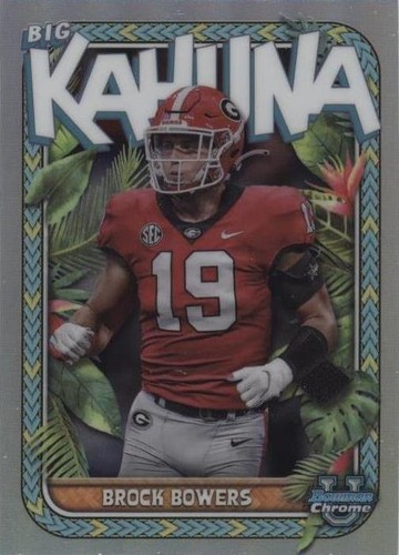 2023 Bowman University Chrome Brock Bowers #TBK-22