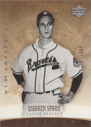 2005 Upper Deck Artifacts - Warren Spahn #196