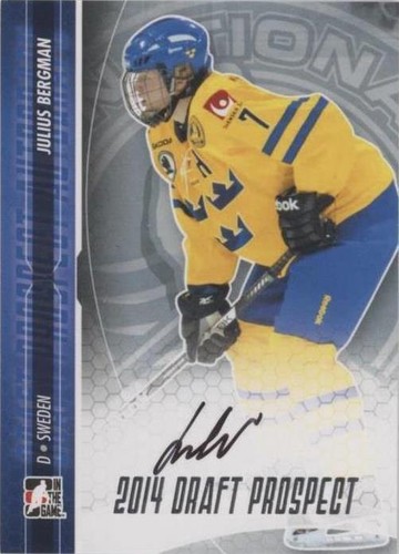 2014 In the Game Draft Prospects - Julius Bergman #A-JB1