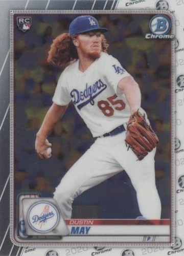 Dustin May RC 直筆サインカード Topps Bowman $_12.JPG