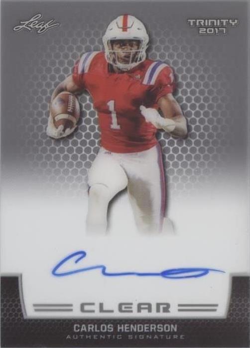 2017 Leaf Trinity Carlos Henderson #CA-CH1