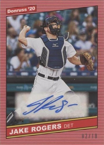 2020 Panini Donruss - Jake Rogers #86S-JR