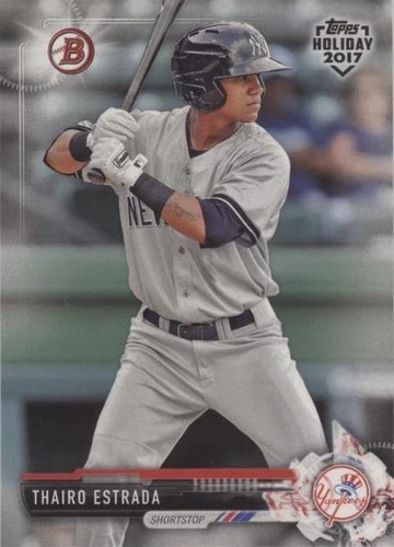2017 Topps Holiday Bowman - Thairo Estrada #TH-TE