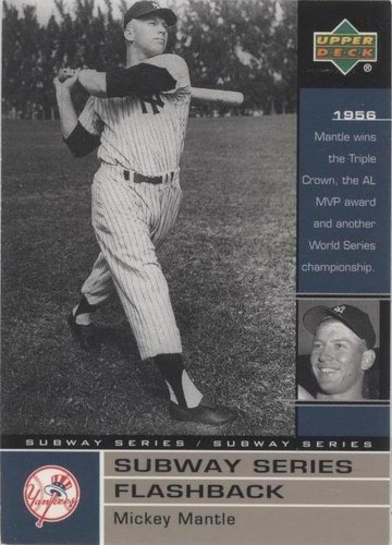 2000 Upper Deck Subway Series - Mickey Mantle #NY27