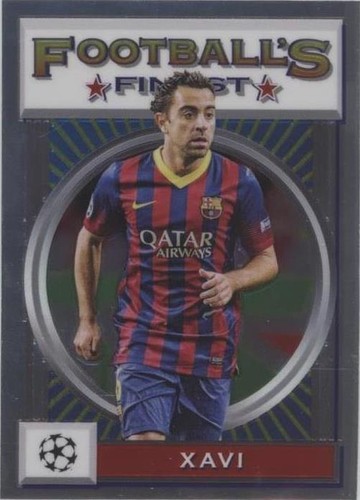 2021-22 Topps Finest Flashbacks UCL Xavi Hernandez #97