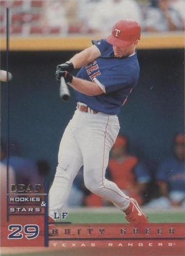 1998 Leaf Rookies & Stars - Rusty Greer #76