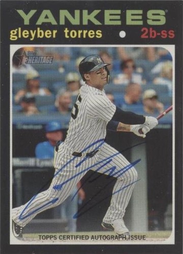 2020 Topps Heritage - Gleyber Torres #ROA-GT