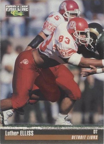 1995 Classic Pro Line Luther Elliss #297