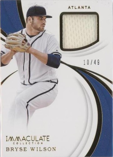 2019 Panini Immaculate Collection - Bryse Wilson #IS-BW