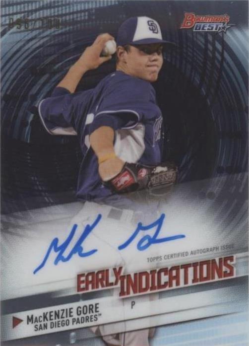 2018 Bowman's Best - MacKenzie Gore #EIA-MG