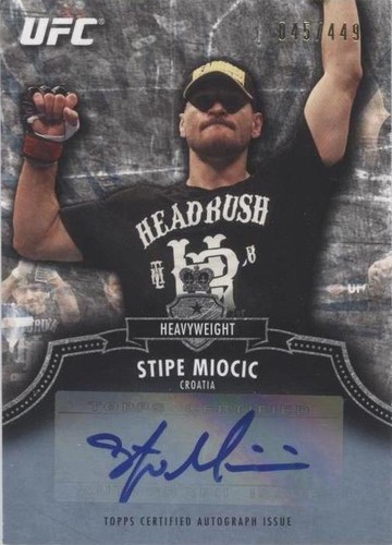 2012 Topps UFC Bloodlines - Stipe Miocic #A-SM