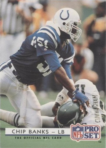 1992 Pro Set Chip Banks #190