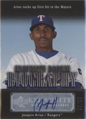 2007 Upper Deck Exquisite Rookie Signatures - Joaquin Arias #ERB-JA