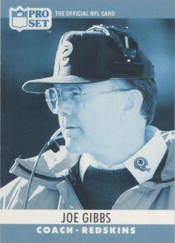 1990 Pro Set Joe Gibbs #333