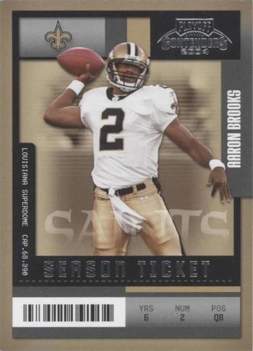 2004 Playoff Contenders Aaron Brooks #61