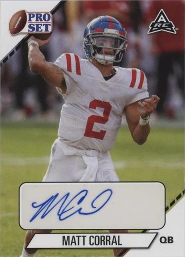 2021 Leaf Pro Set College Matt Corral #PS-MC2