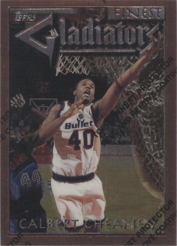 1996-97 Topps Finest - Calbert Cheaney #4
