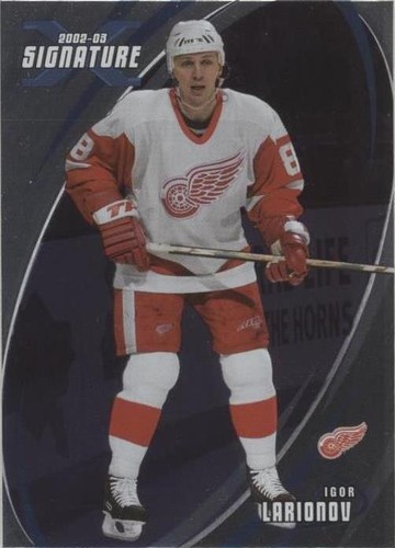 2002-03 In the Game Be A Player Signature Series - Igor Larionov #169