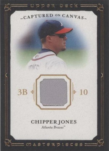 2008 Upper Deck Masterpieces - Chipper Jones #CC-CJ