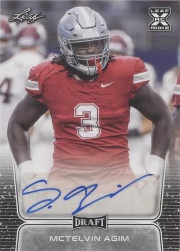 2020 Leaf Draft McTelvin Agim #BA-MA1