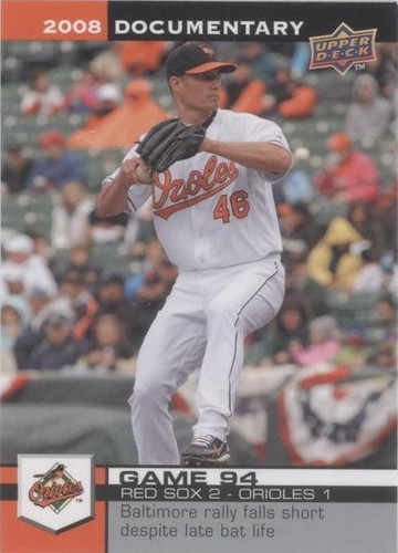 2008 Upper Deck Documentary - Jeremy Guthrie #2734