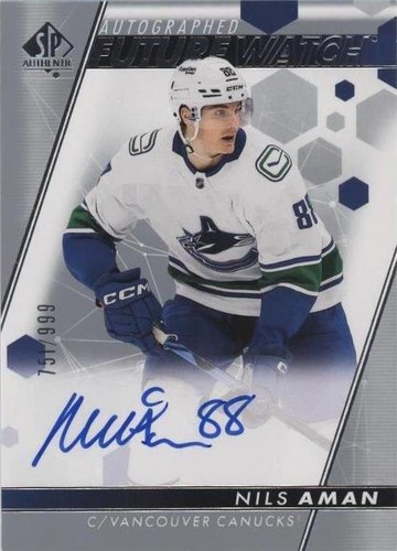 2022-23 SP Authentic - Nils Aman #158