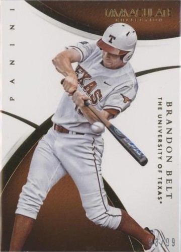 2015 Panini Immaculate Collection Collegiate - Brandon Belt #18