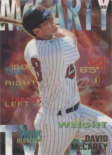 1995 Fleer Update - Dave Mccarty #U-61
