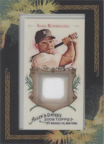2008 Topps Allen & Ginter's - Ivan Rodriguez #AGR-IR1