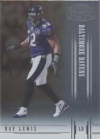 2005 Donruss Gridiron Gear Ray Lewis #80