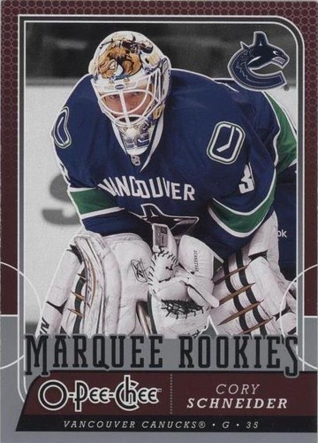 2008-09 O-Pee-Chee - Cory Schneider #703