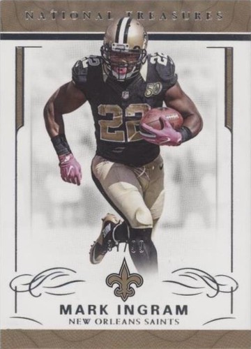 2016 Panini National Treasures Mark Ingram #66