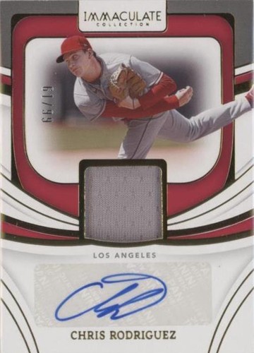 2022 Panini Immaculate Collection - Chris Rodriguez #IMS-CR