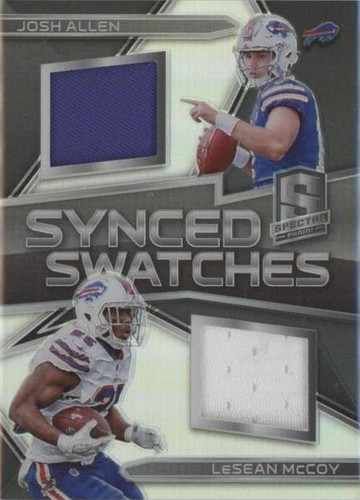 2018 Panini Spectra Josh Allen LeSean McCoy #24
