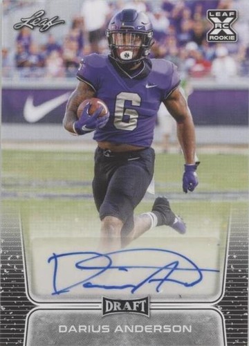 2020 Leaf Draft Darius Anderson #BA-DA2