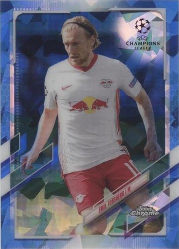 2020-21 Topps Chrome UCL Sapphire Edition Emil Forsberg #7