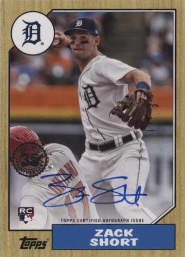 2022 Topps Series 1 - Zack Short #87BA-ZSH