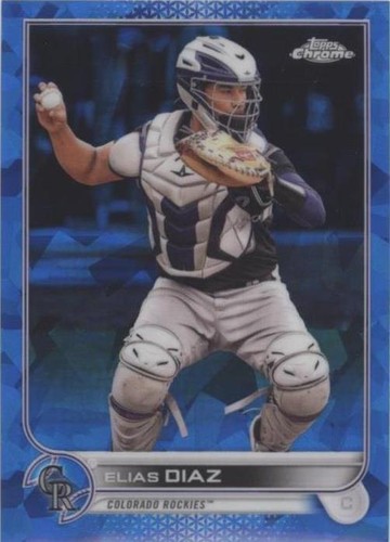 2024 Topps Chrome Elias Diaz COLORADO ROCKIES xfractor #287