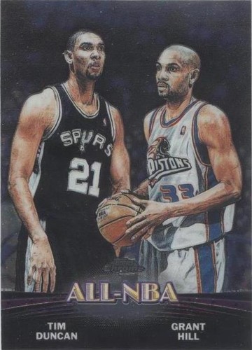 2000-01 Topps Chrome - Tim Duncan/Grant Hill #TC6