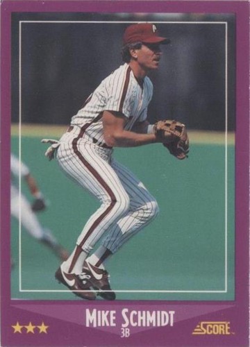 1988 Score - Mike Schmidt #16