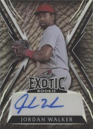 2023 Leaf Exotic Young Stars Edition - Jordan Walker #BA-JW1