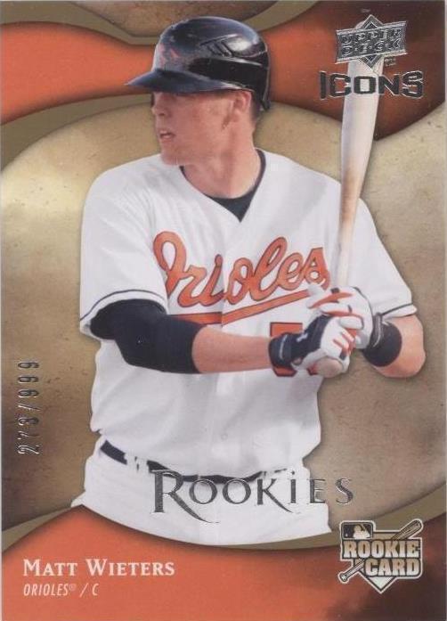 Upper Deck Icons 2009 - Matt Wieters #125