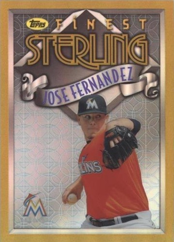 2014 Topps Finest - Jose Fernandez #TS-JF
