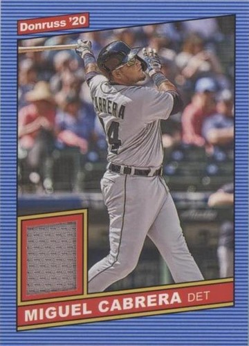 2020 Panini Donruss - Miguel Cabrera #86M-MC