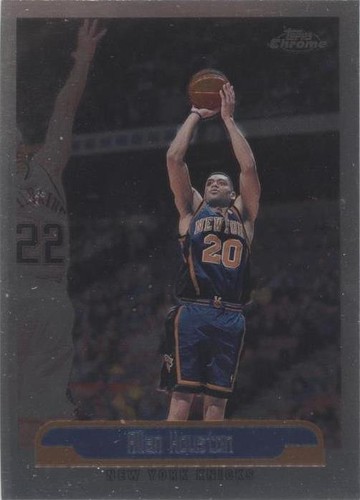 1999-00 Topps Chrome - Allan Houston #37